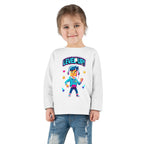 Level Up! Toddler Long Sleeve Tee — Cute Gamer Birthday Shirt