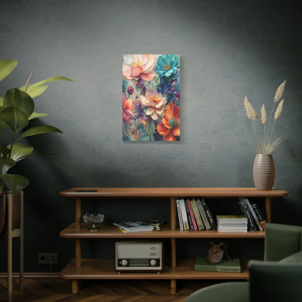 Floral Dreamscape Matte Canvas Print — Stretched 1.25"