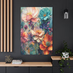 Floral Dreamscape Matte Canvas Print — Stretched 1.25"