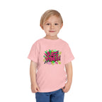 Toddler Tee - "Just Vibes!" Colorful Retro Graphic Kids T‑Shirt