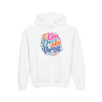 Youth Hoodie — "I Can Do All Things" Inspirational Christian Sweatshirt