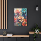 Floral Dreamscape Matte Canvas Print — Stretched 1.25"