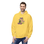 Mardi Gras Mask Hoodie — Purple Green Gold Carnival Pullover