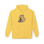 Mardi Gras Mask Hoodie — Purple Green Gold Carnival Pullover