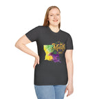 Mardi Gras Louisiana Watercolor T-Shirt — Happy Mardi Gras Celebration Tee