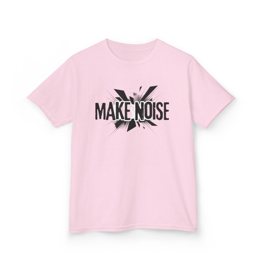 Kids Tee — "Make Noise" Graphic Shirt for Loud, Confident Kids