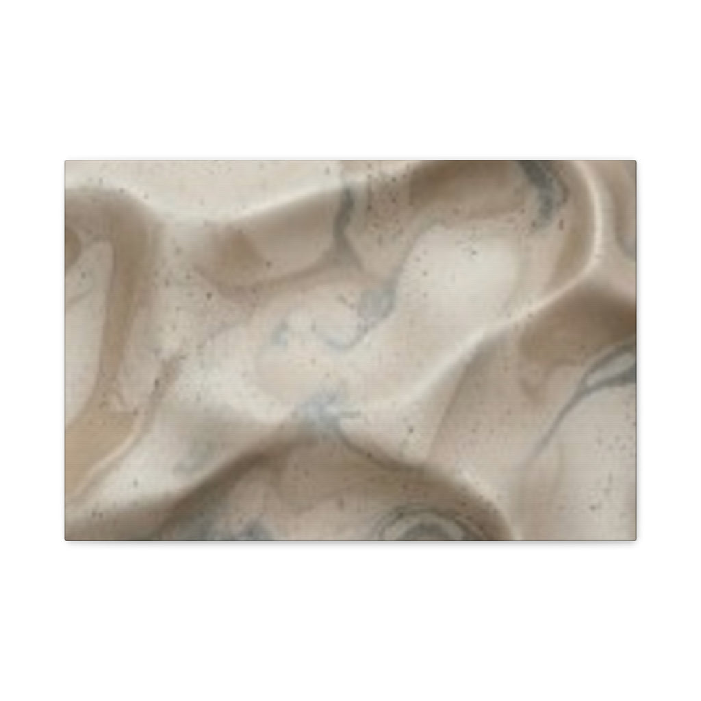 Abstract Neutral Marble Canvas Wall Art — Matte Stretched 1.25"