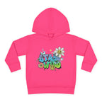 Toddler Hoodie — 'Stay Wild' Graffiti Daisy Pullover