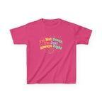 Kids Tee - "I'm Not Bossy I'm Just Always Right" Colorful Smile Graphic
