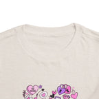 Toddler Tee — Pink Heart Doodle Design (Love, Kisses & Cute Icons)