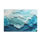 Ocean Waves Texture Matte Canvas Print