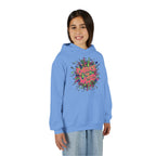 Youth Hoodie — "Embrace the Weird" Colorful Graffiti Graphic