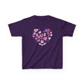 Kids Heart Doodle Tee — Cute Pink Valentine Heart Graphic Shirt