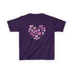 Kids Heart Doodle Tee — Cute Pink Valentine Heart Graphic Shirt
