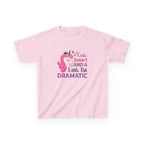 Kids T-Shirt — Cute Smart And A Little Bit Dramatic Unicorn Tee