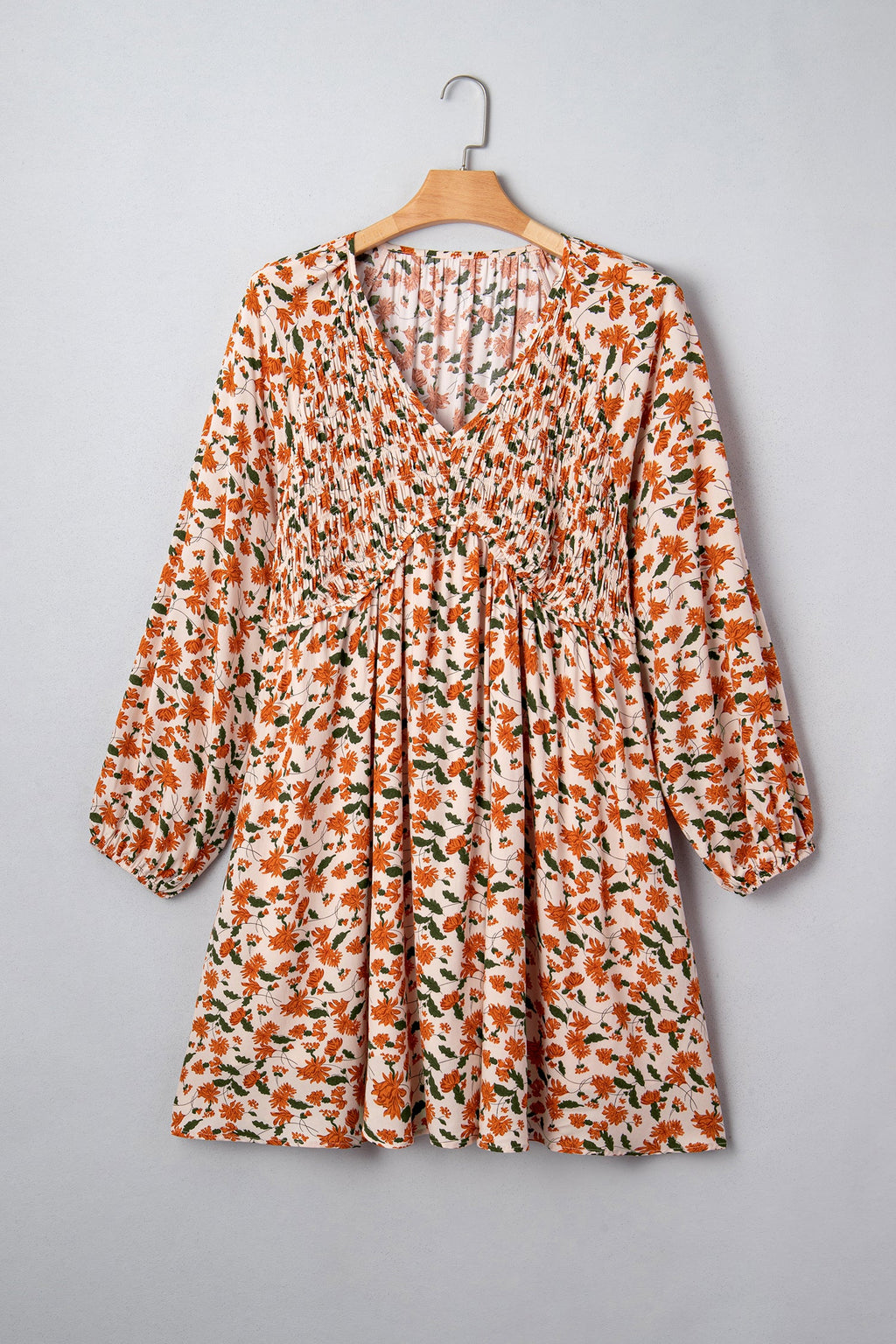 Floral Long Sleeve PLUS Dress