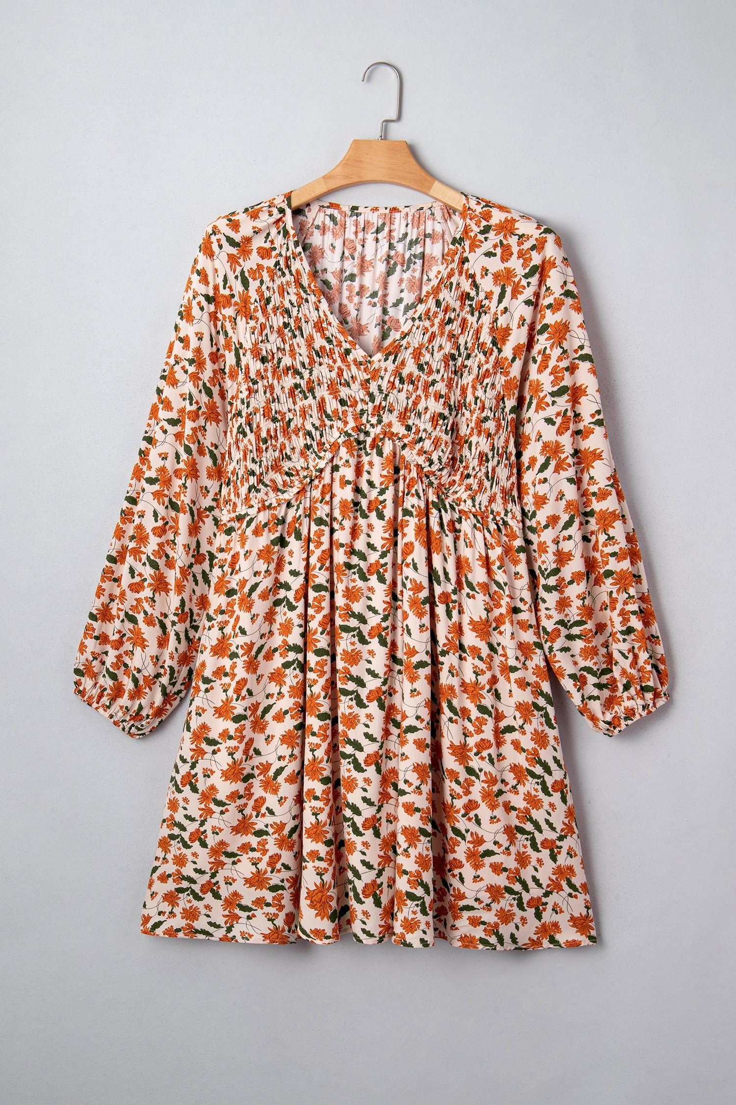 Floral Long Sleeve PLUS Dress