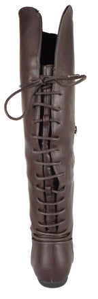 BANK-37 Brown PU TOP MODA