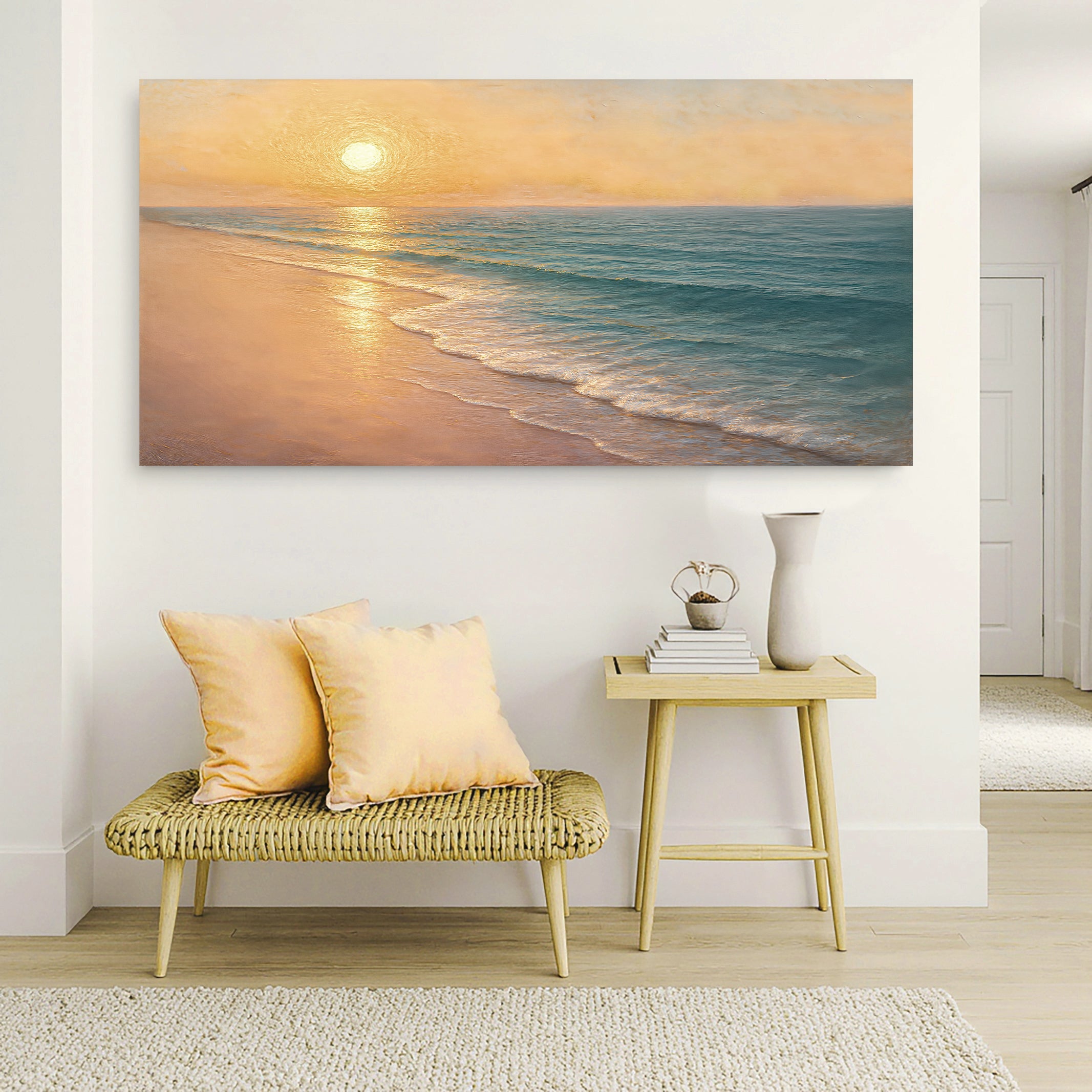 Beach Shoreline Coastal Wall Art IV