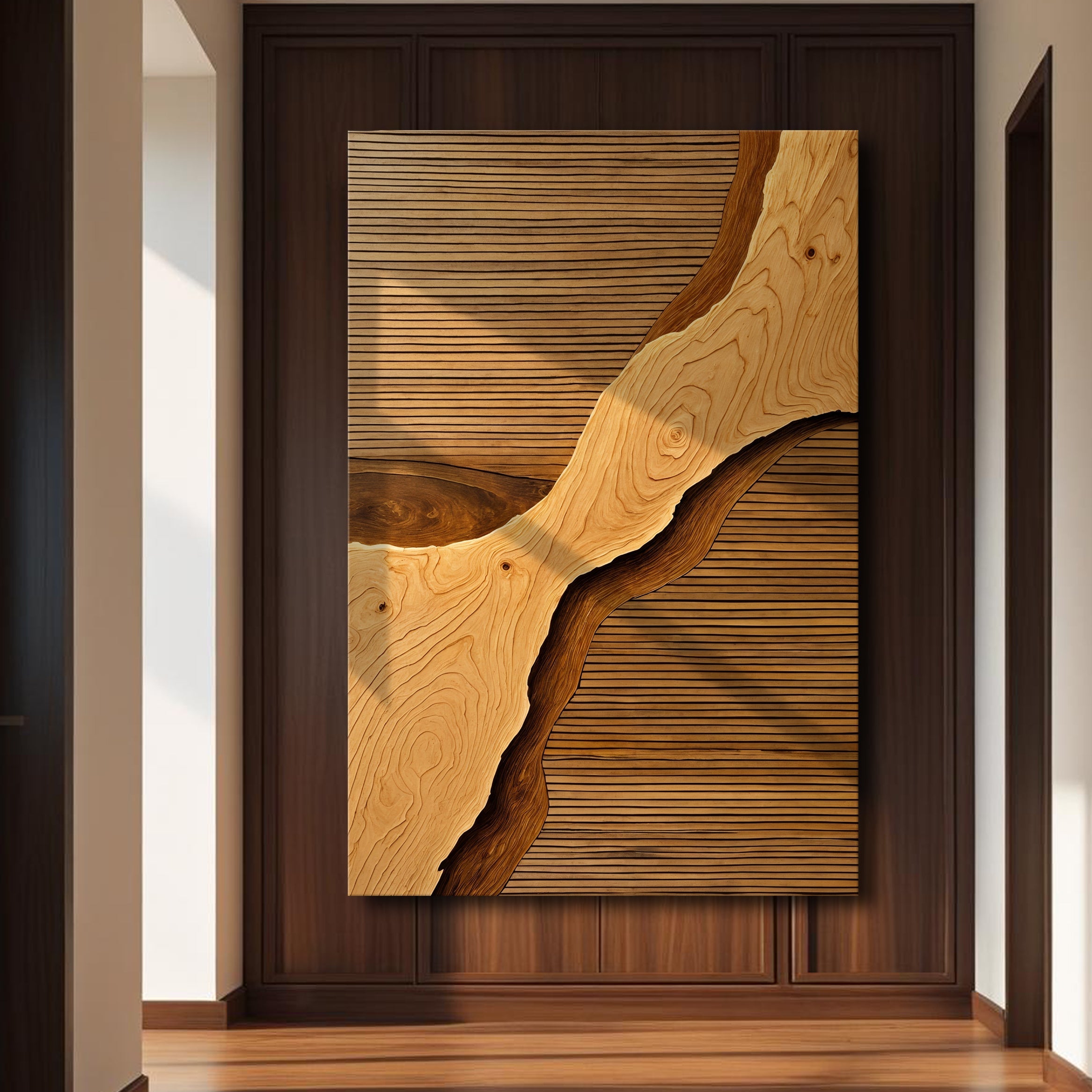 Wood Rift Wall Art