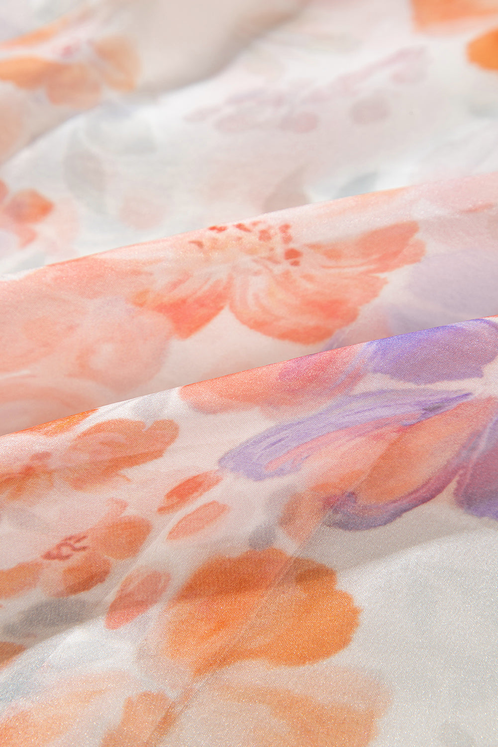 Floral Sheer Long Sleeve Blouse