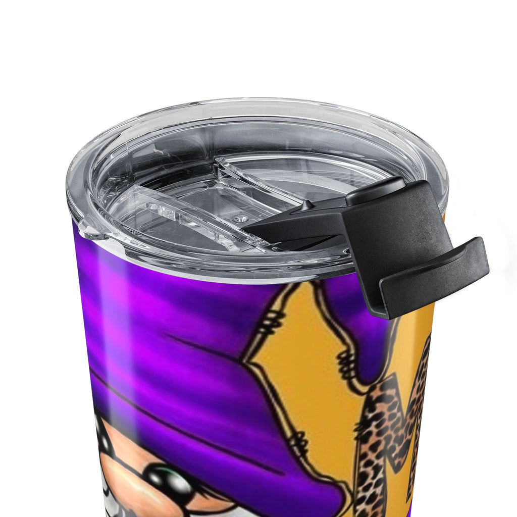 Mardi Gras Gnome 20oz Tumbler — Funny Beaded Parade Travel Cup