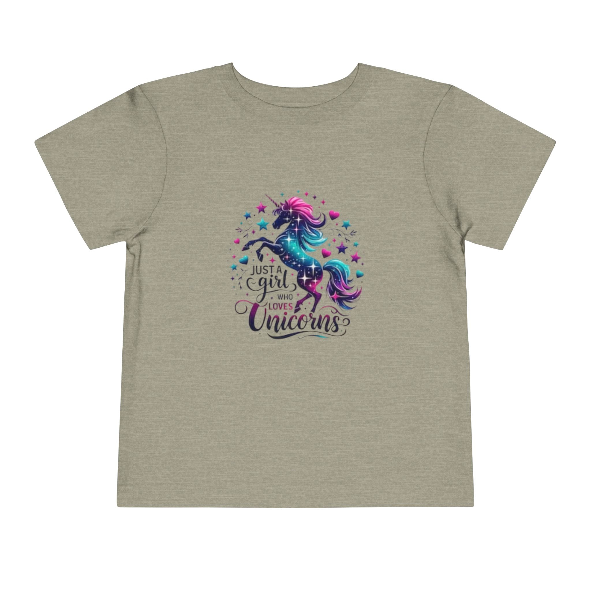 Toddler Tee - "Just a Girl Who Loves Unicorns" Magical Unicorn Shirt