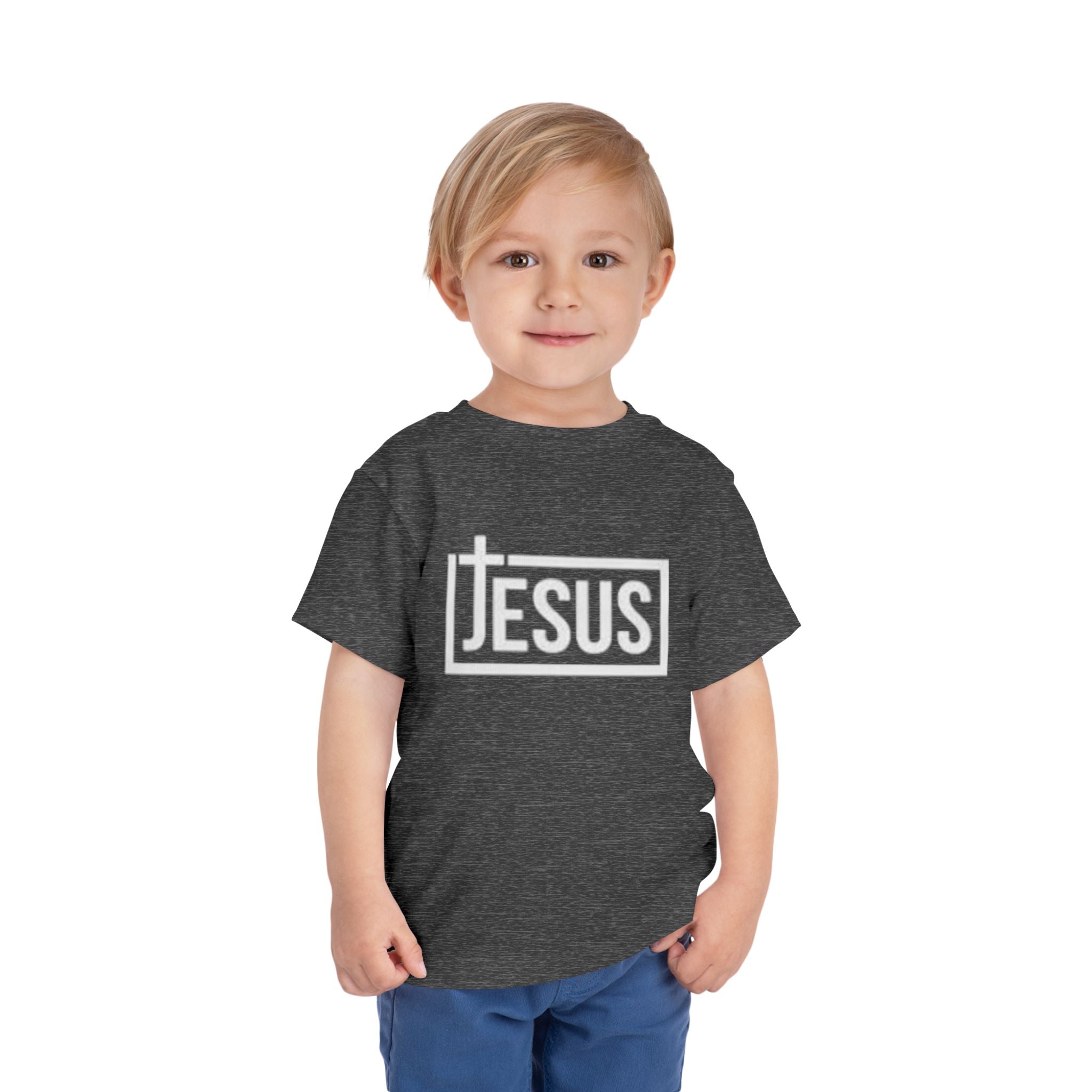 Toddler Tee - Jesus Box Logo Kids' Christian T-Shirt