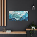 Ocean Waves Texture Matte Canvas Print