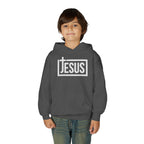 Youth Jesus Hoodie — Christian Faith Pullover with Cross Logo