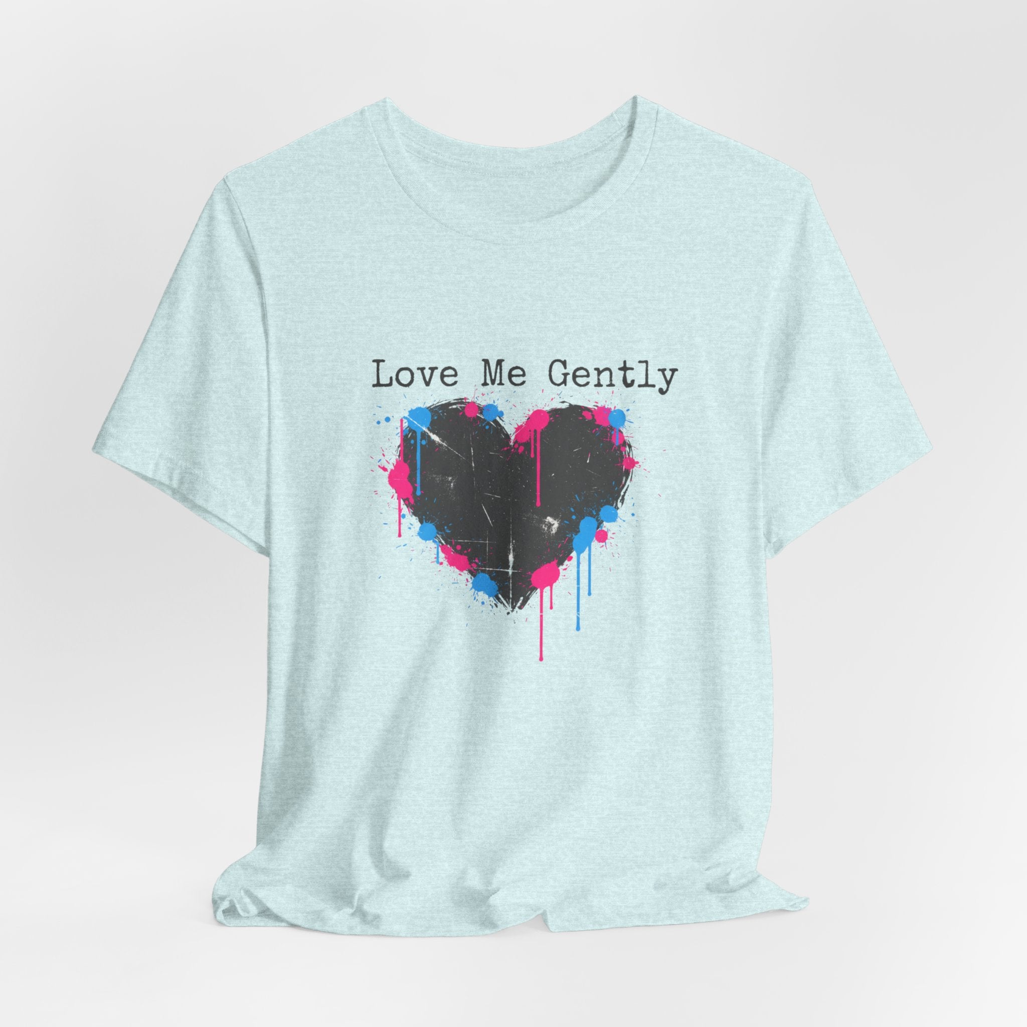 Distressed Graffiti Heart Tee | grunge heart shirt, punk heart design