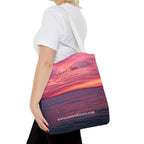 Sunset Beach Tote Bag – "Sweet Skies" Scenic All-Over Print