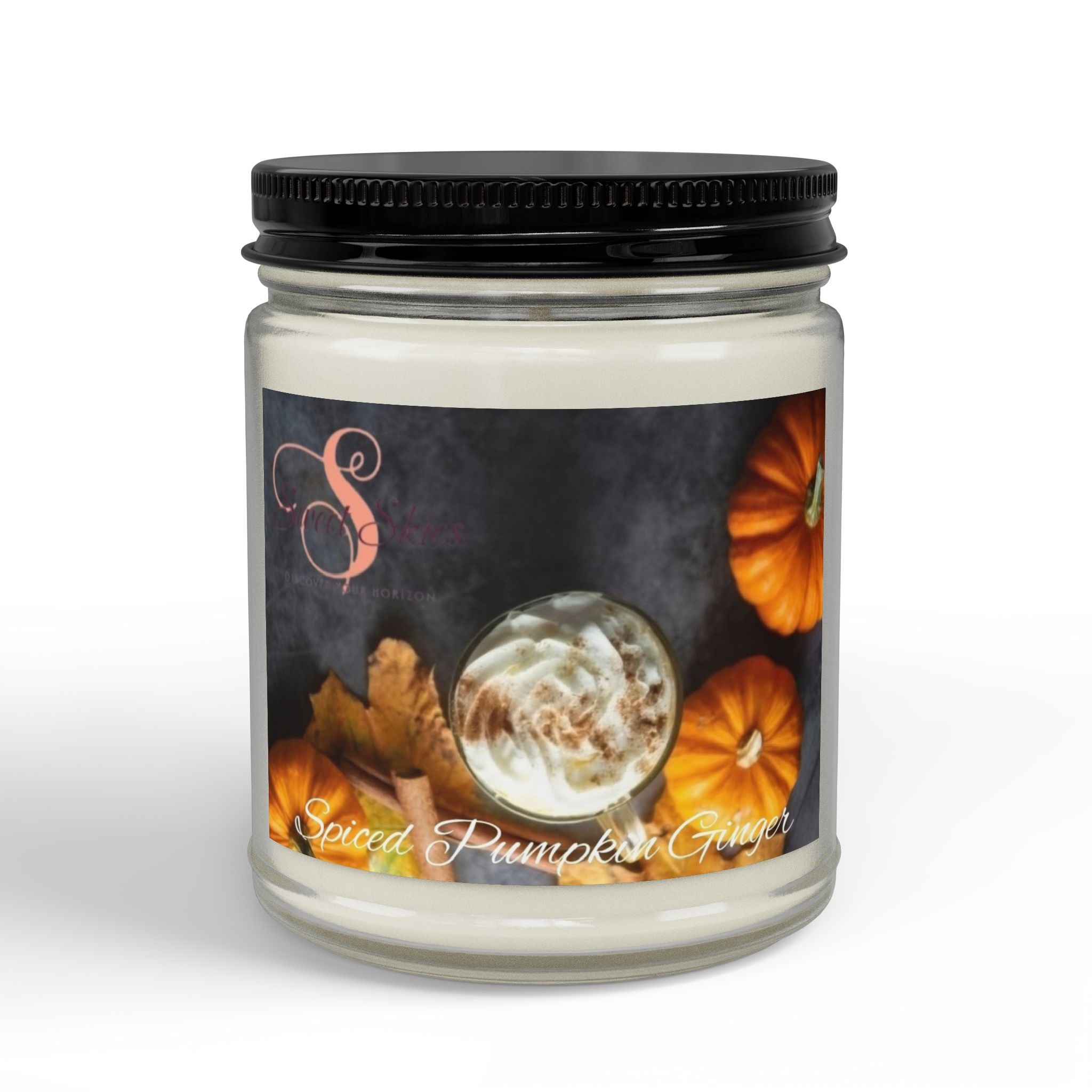 Autumn Spice Soy Candle (9oz) — Scented Pumpkin & Cozy Fall Jar Candle
