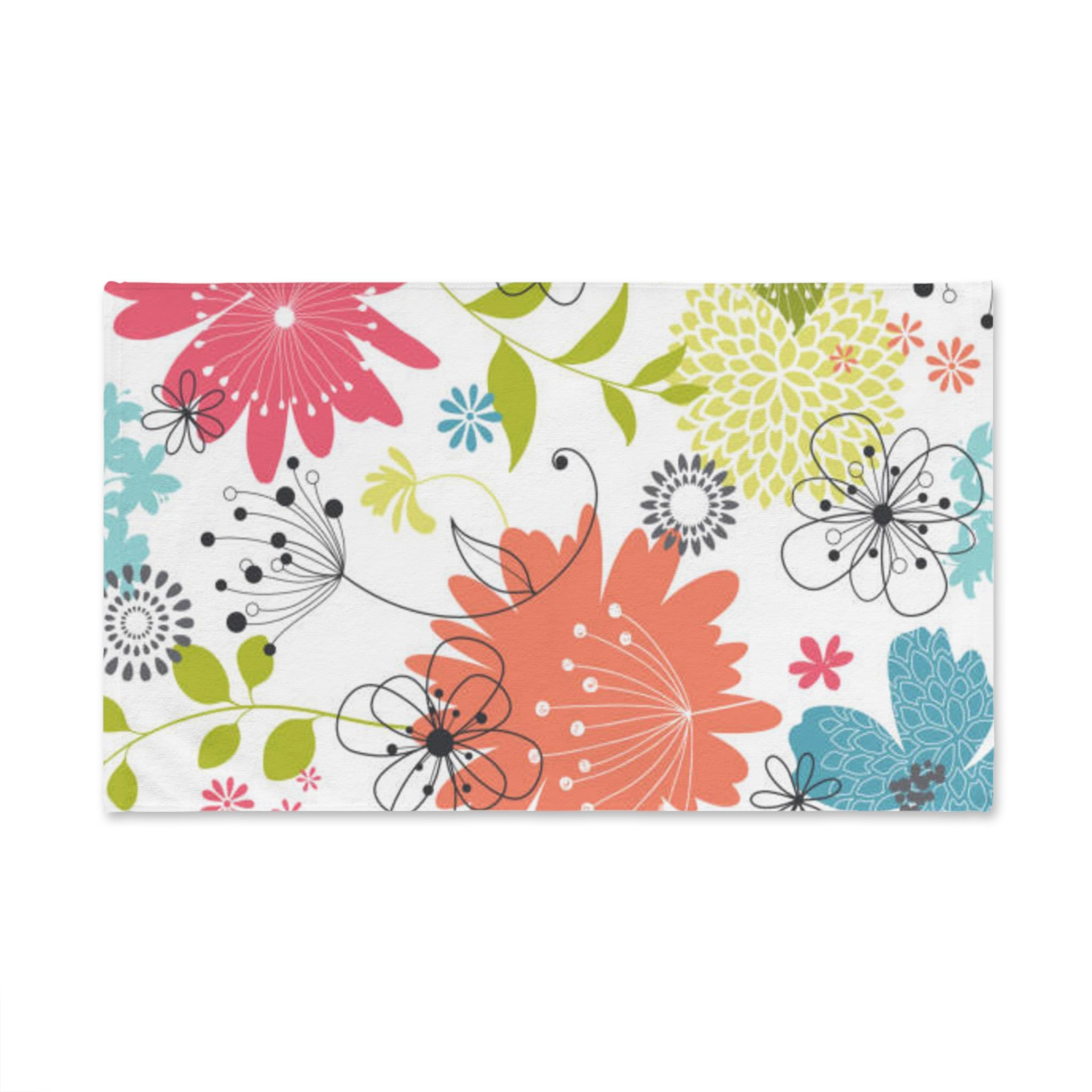 Floral Burst Hand Towel — Bright Garden Kitchen & Bath Towel