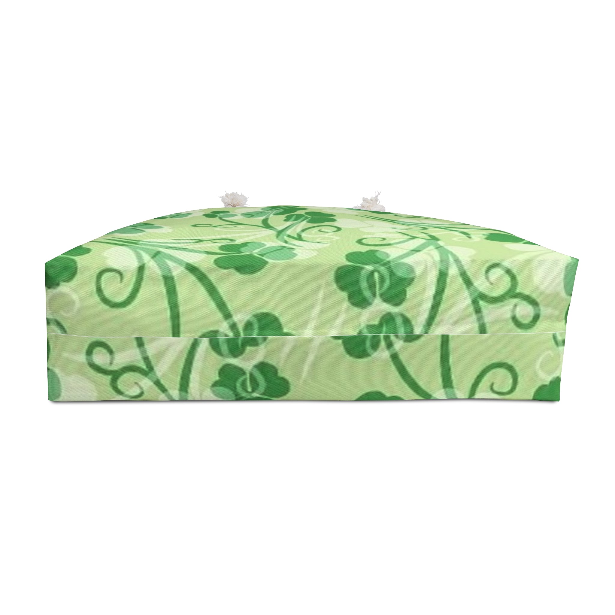 Shamrock Weekender Bag — Green Clover Travel Tote for St. Patrick’s Day