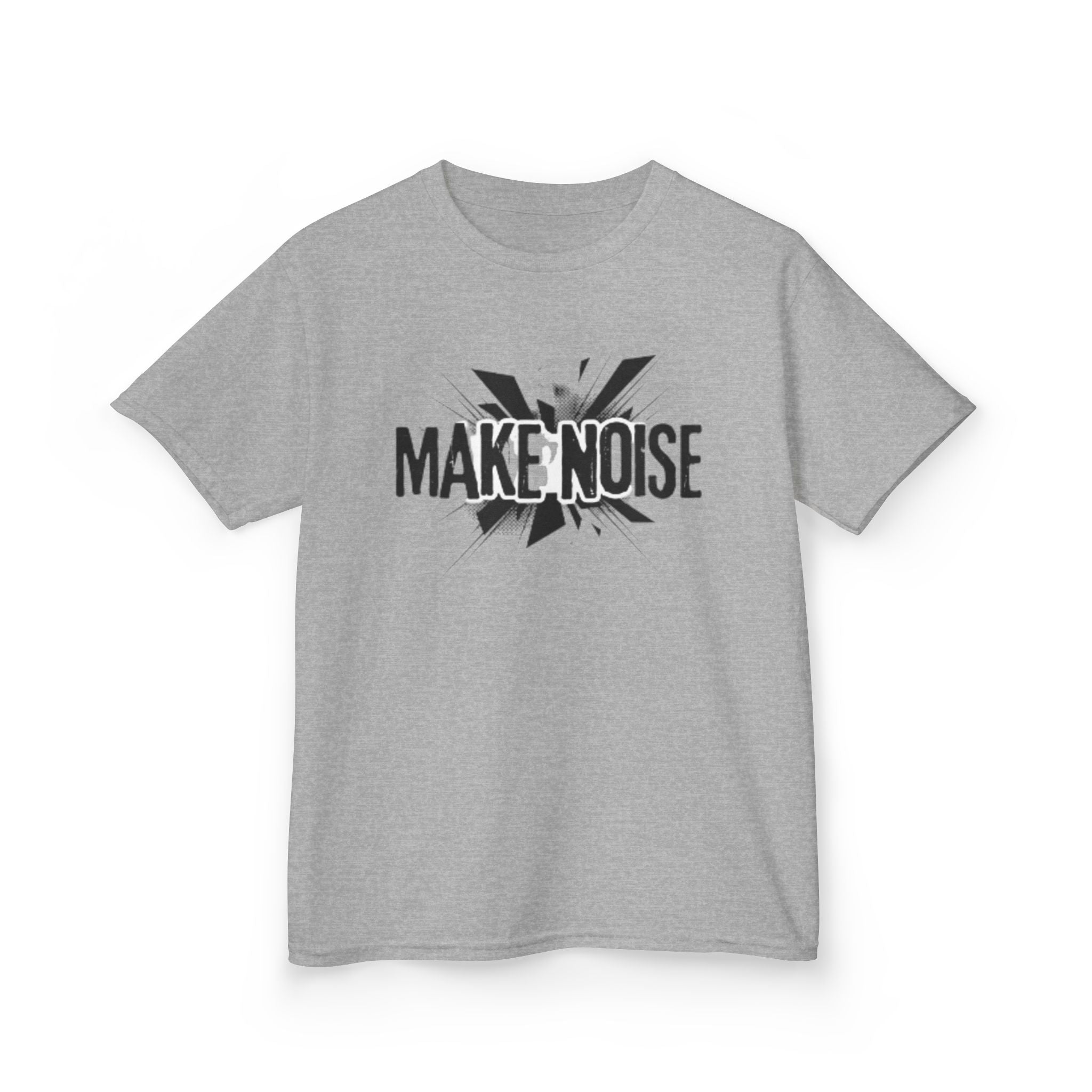 Kids Tee — "Make Noise" Graphic Shirt for Loud, Confident Kids