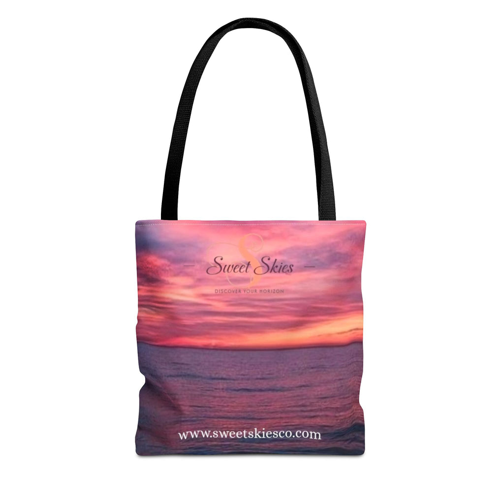 Sunset Beach Tote Bag – "Sweet Skies" Scenic All-Over Print
