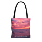 Sunset Beach Tote Bag – "Sweet Skies" Scenic All-Over Print