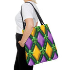 Mardi Gras Diamond Pattern Tote