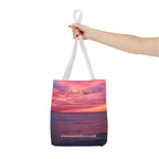 Sunset Beach Tote Bag – "Sweet Skies" Scenic All-Over Print