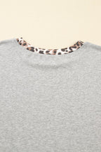 Leopard Patchwork PLUS Sweatshirt