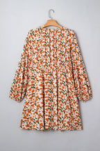 Floral Long Sleeve PLUS Dress