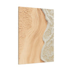 Coastal Beach Canvas Print – Sandy Shoreline Wall Art