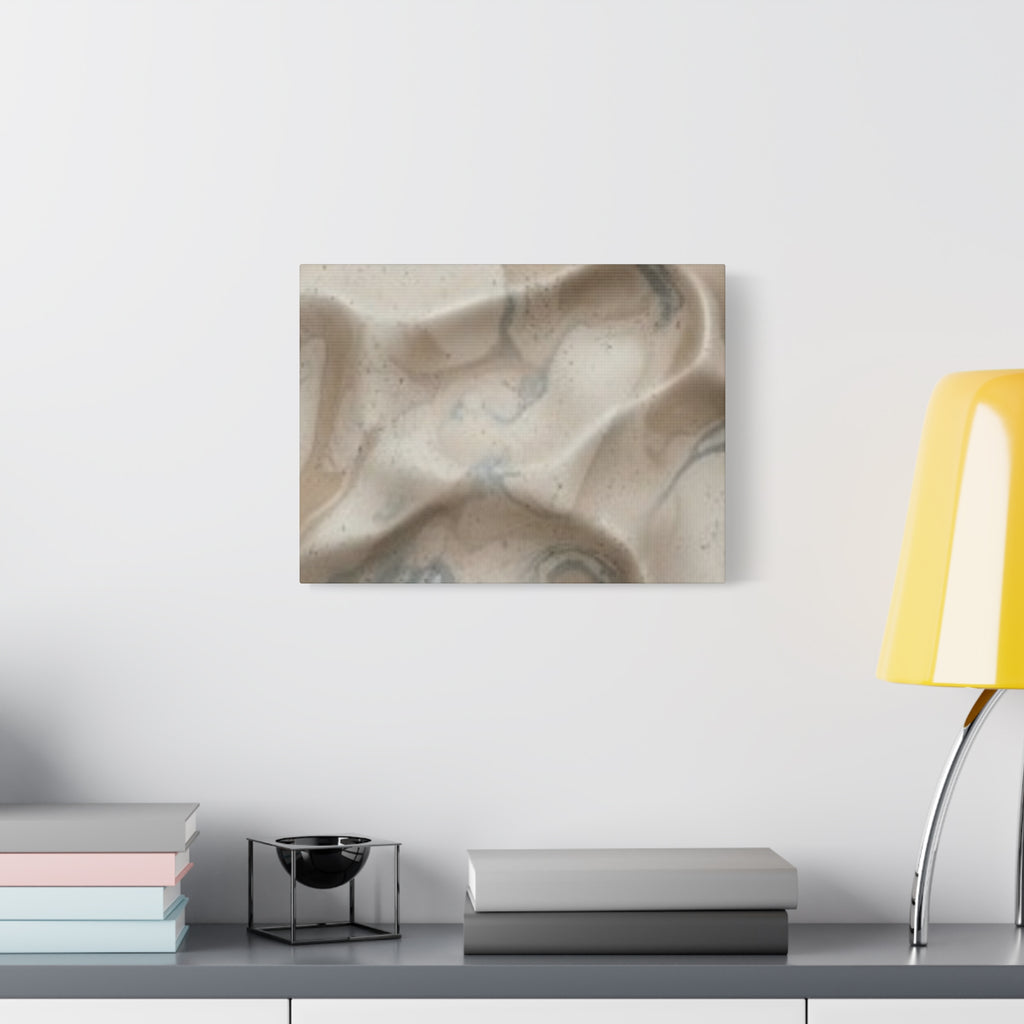 Abstract Neutral Marble Canvas Wall Art — Matte Stretched 1.25"