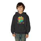 Youth Hoodie — Colorful Retro Cassette 'I Have No Idea What This Is' Graphic