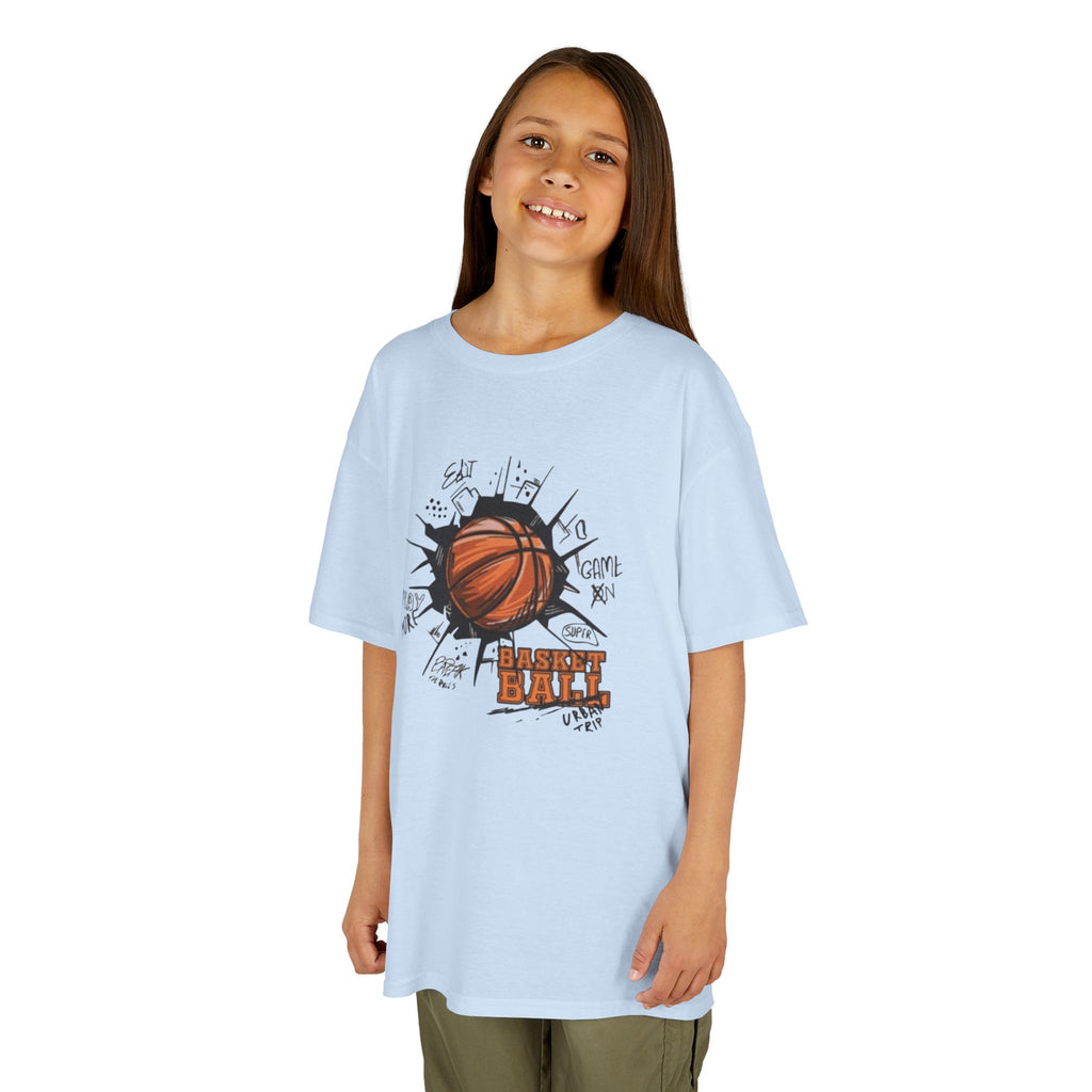 Kids Basketball Tee — Slam Dunk Graphic Shirt