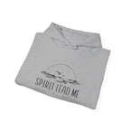 Spirit Lead Me Hoodie — Minimal Sunrise Christian Faith Sweatshirt