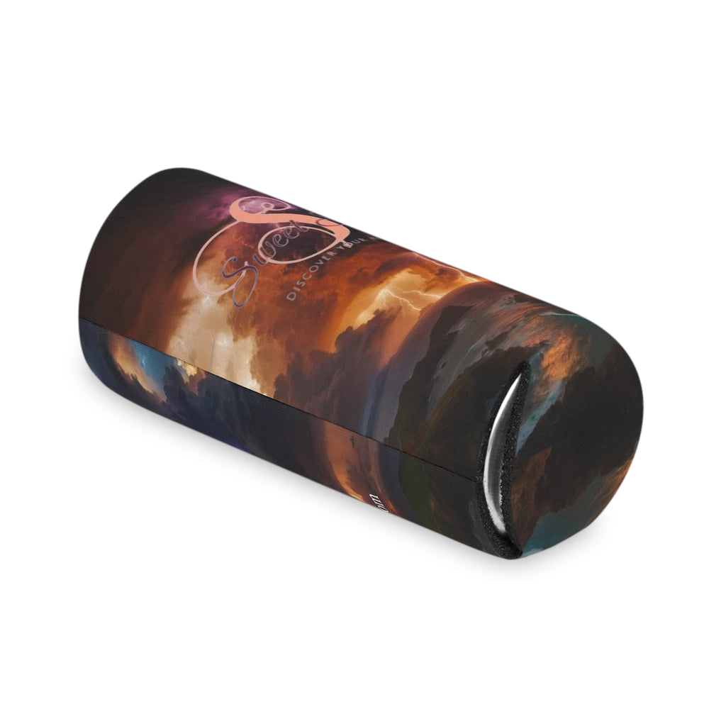 Sweet Skies Stormscape Can Cooler – Scenic Lightning Beach Beverage Insulator