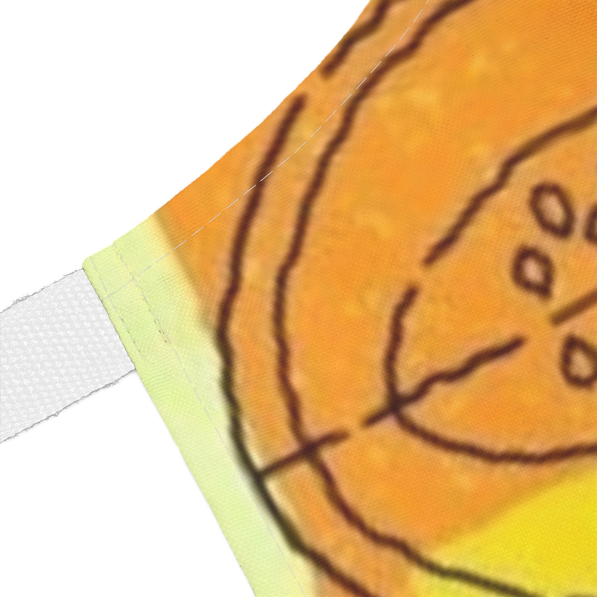 Colorful Veggie Pattern Apron — Retro Produce Kitchen Apron