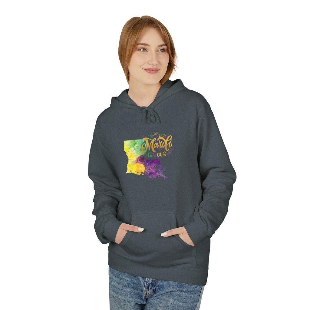 New Mexico Watercolor 'Amarillo' Hoodie — Southwestern State Pride Pullover